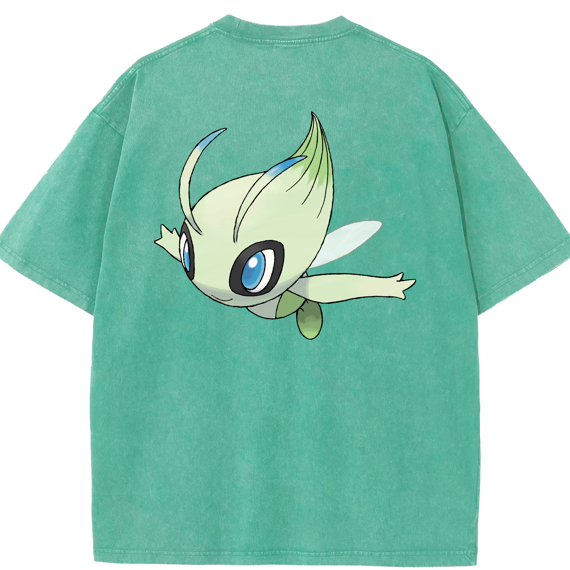 （画像用） ポケットモンスター Pokémon 綿100% ヴィンテージ風 半袖Tシャツ（背面プリント）